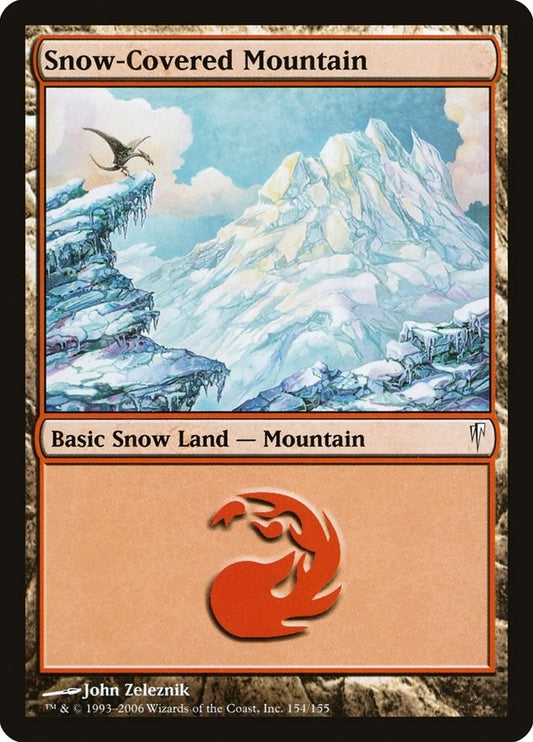 Image for Snow-Covered Mountain (154) - Magic: The Gathering