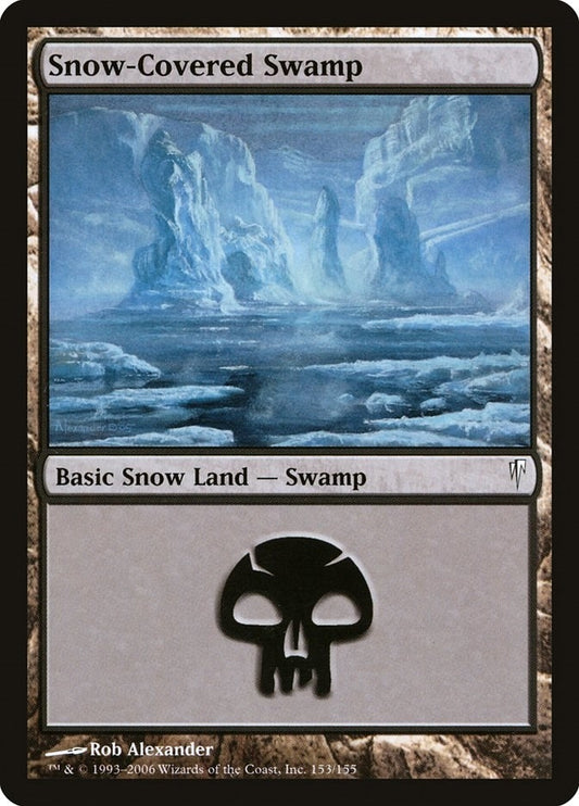 Image for Snow-Covered Swamp (153) - Magic: The Gathering