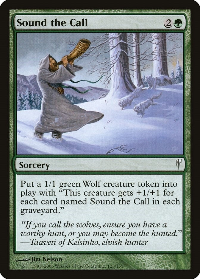 Image for Sound the Call (123) - Magic: The Gathering