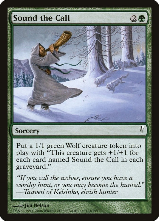 Image for Sound the Call (123) - Magic: The Gathering