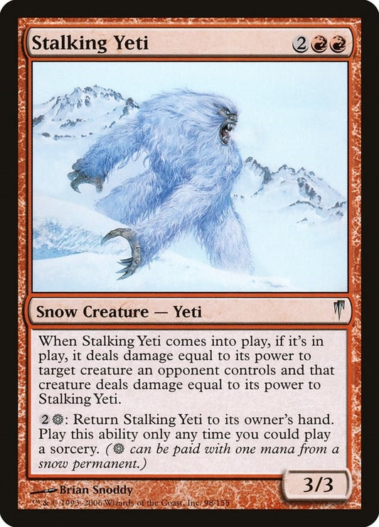 Image for Stalking Yeti (98) - Magic: The Gathering