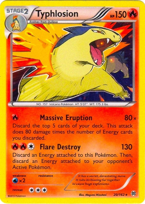 Image for Typhlosion - 20/162 (Cosmos Holo) (020/162) - Pokemon