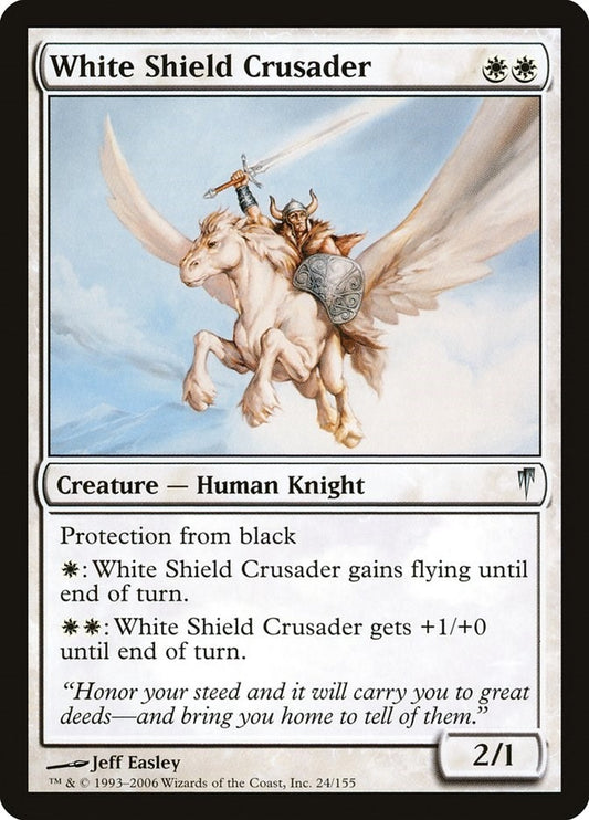 Image for White Shield Crusader (24) - Magic: The Gathering