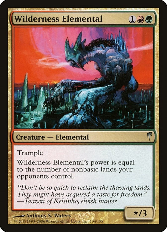 Image for Wilderness Elemental (134) - Magic: The Gathering