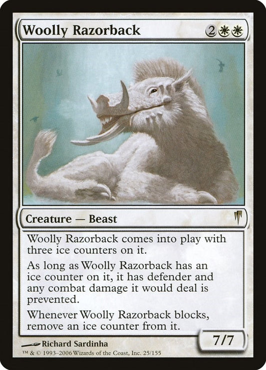 Image for Woolly Razorback (25) - Magic: The Gathering