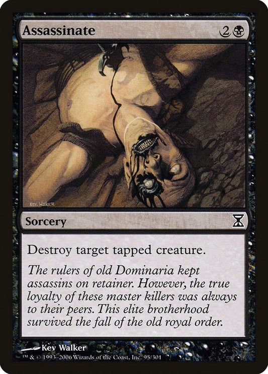 Image for Assassinate (95) - Magic: The Gathering