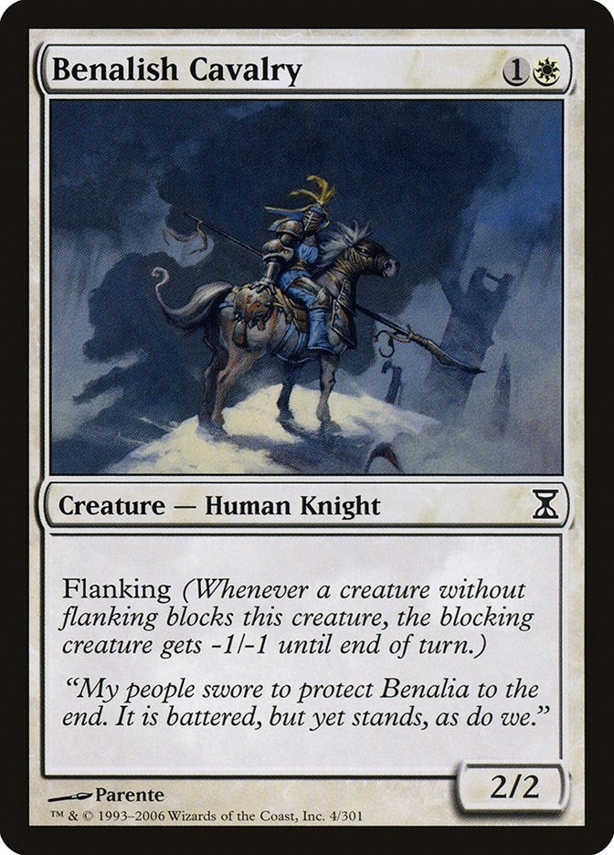 Image for Benalish Cavalry (4) - Magic: The Gathering
