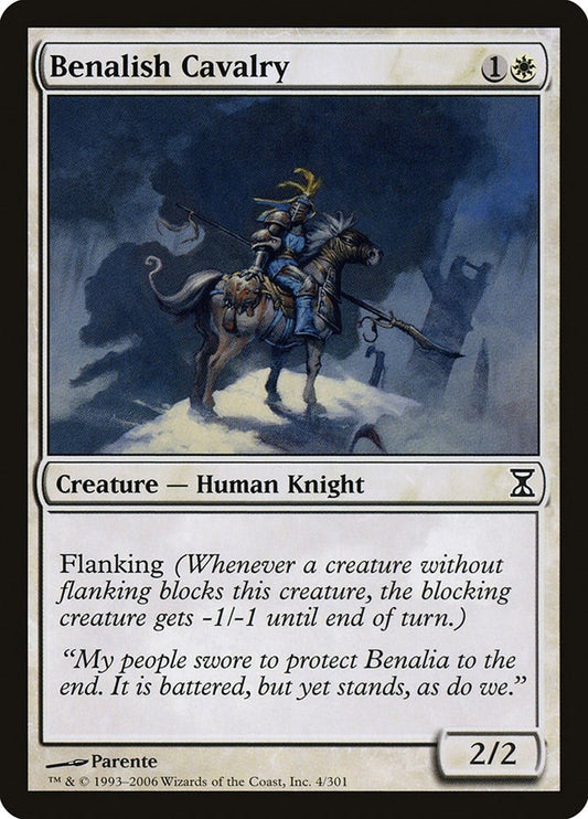 Image for Benalish Cavalry (4) - Magic: The Gathering