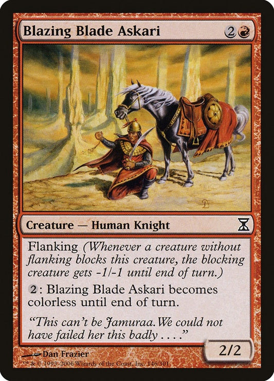 Image for Blazing Blade Askari (146) - Magic: The Gathering
