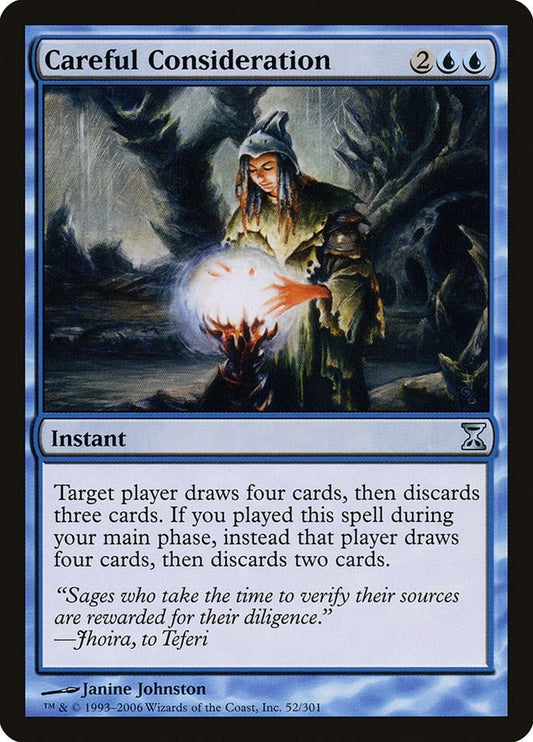 Image for Careful Consideration (52) - Magic: The Gathering