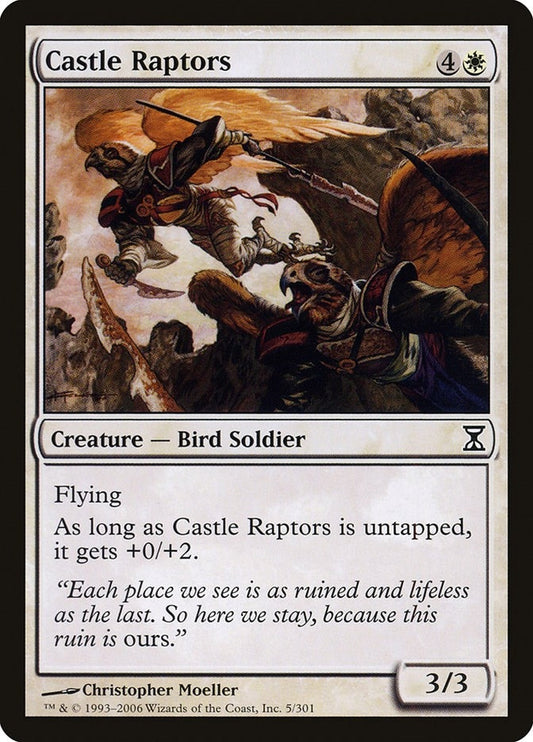 Image for Castle Raptors (5) - Magic: The Gathering