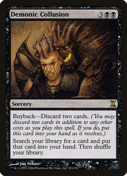Image for Demonic Collusion (103) - Magic: The Gathering