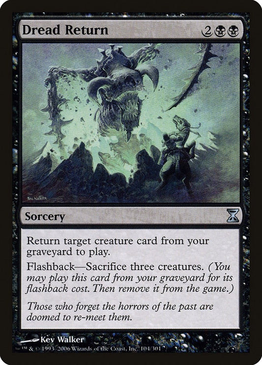 Image for Dread Return (104) - Magic: The Gathering