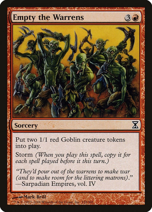 Image for Empty the Warrens (152) - Magic: The Gathering