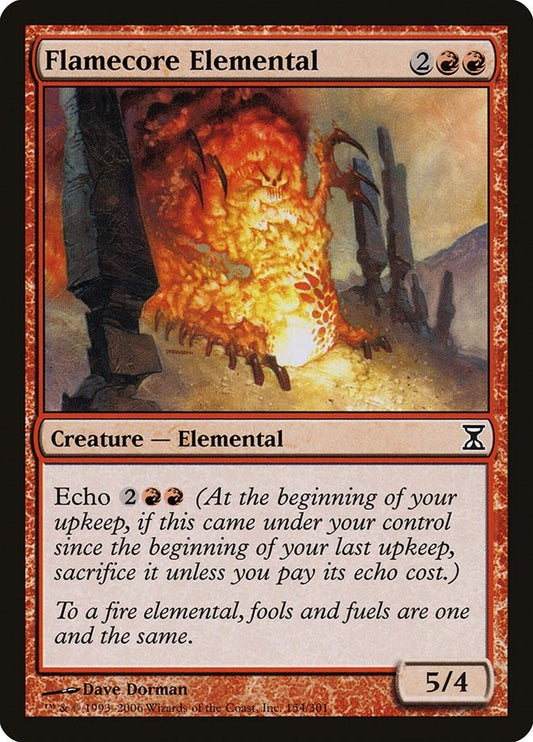 Image for Flamecore Elemental (154) - Magic: The Gathering
