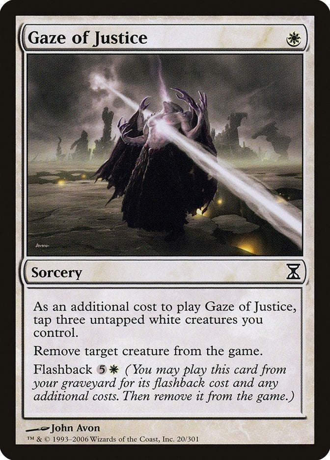 Image for Gaze of Justice (20) - Magic: The Gathering
