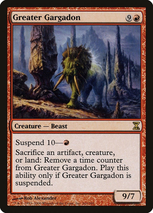 Image for Greater Gargadon (161) - Magic: The Gathering