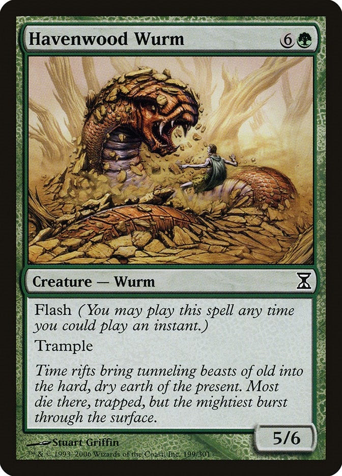Image for Havenwood Wurm (199) - Magic: The Gathering