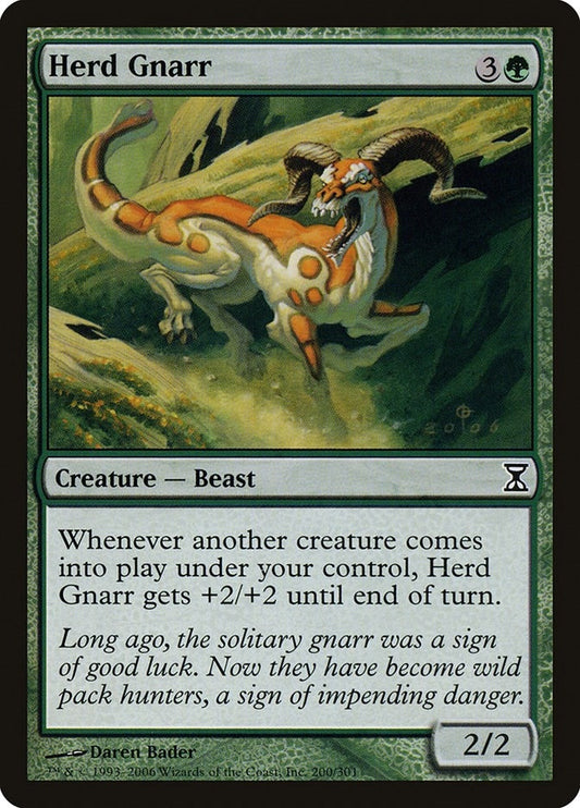 Image for Herd Gnarr (200) - Magic: The Gathering