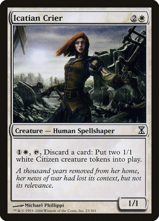 Image for Icatian Crier (23) - Magic: The Gathering