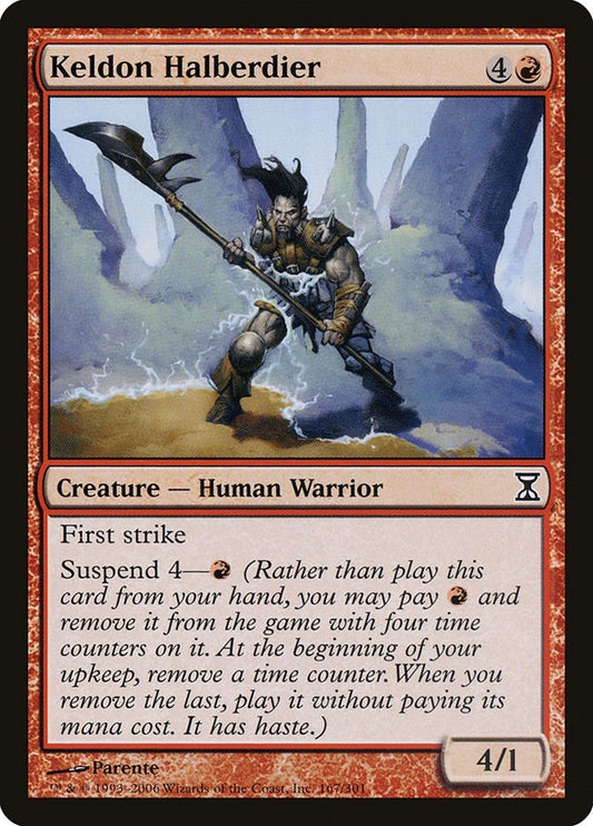 Image for Keldon Halberdier (167) - Magic: The Gathering