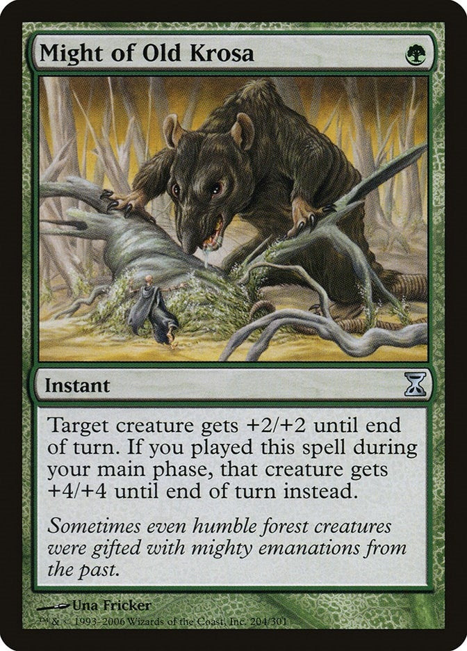 Image for Might of Old Krosa (204) - Magic: The Gathering