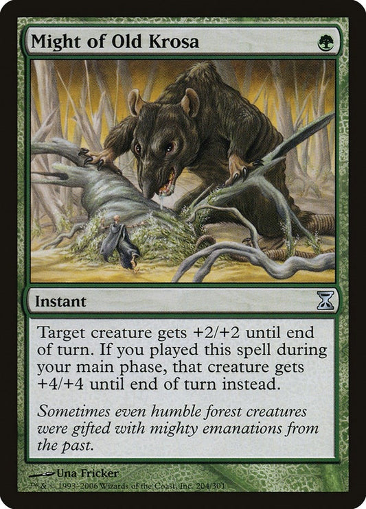 Image for Might of Old Krosa (204) - Magic: The Gathering