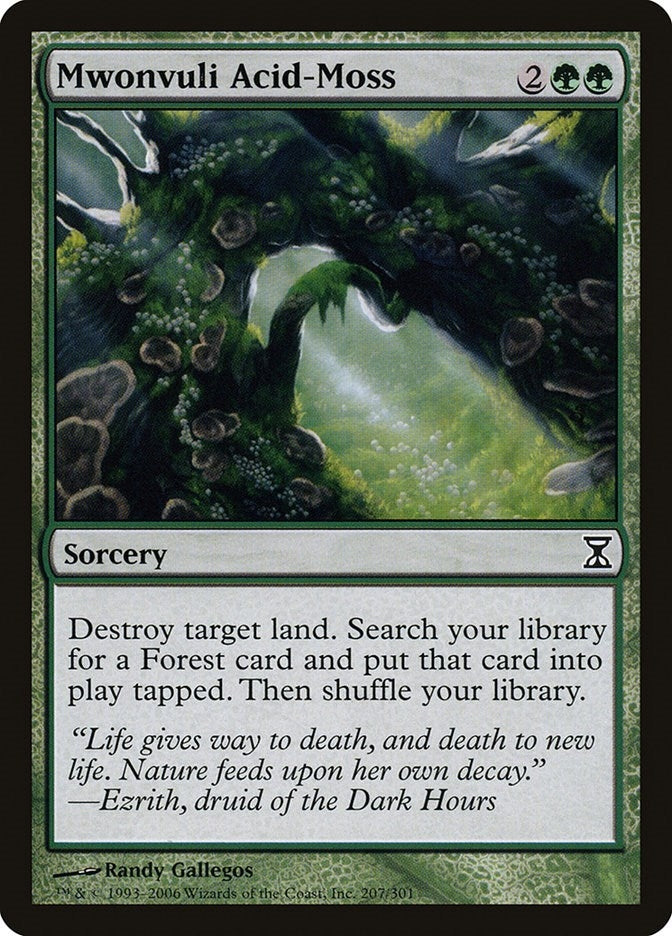 Image for Mwonvuli Acid-Moss (207) - Magic: The Gathering