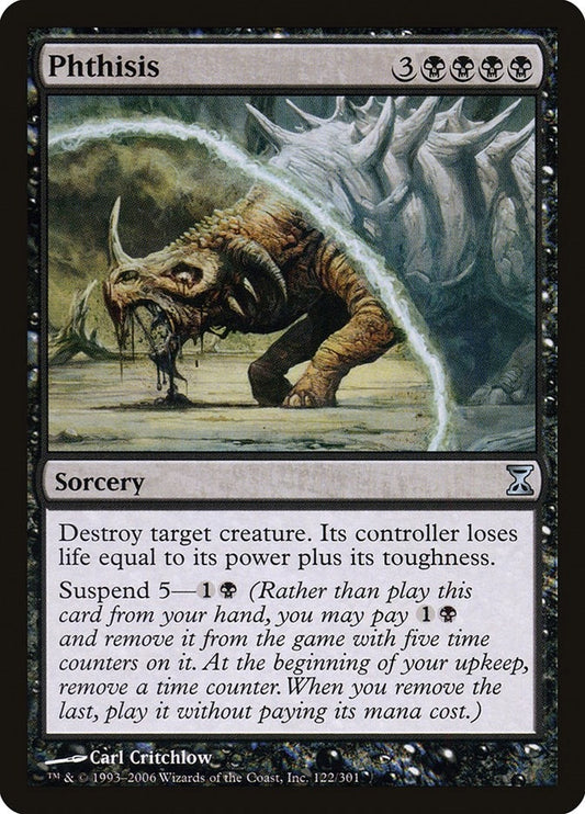 Image for Phthisis (122) - Magic: The Gathering