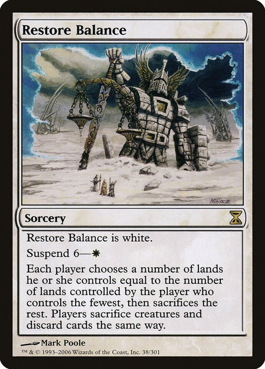 Image for Restore Balance (38) - Magic: The Gathering