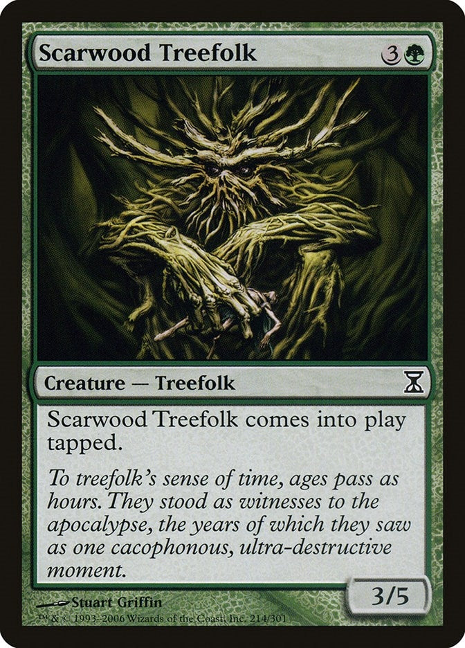 Image for Scarwood Treefolk (214) - Magic: The Gathering