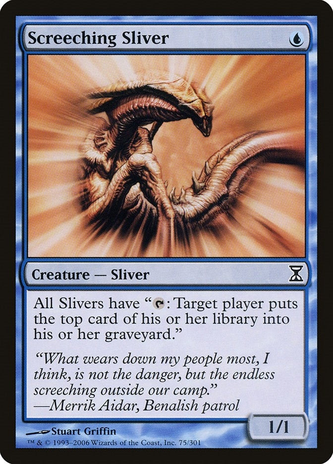Image for Screeching Sliver (75) - Magic: The Gathering