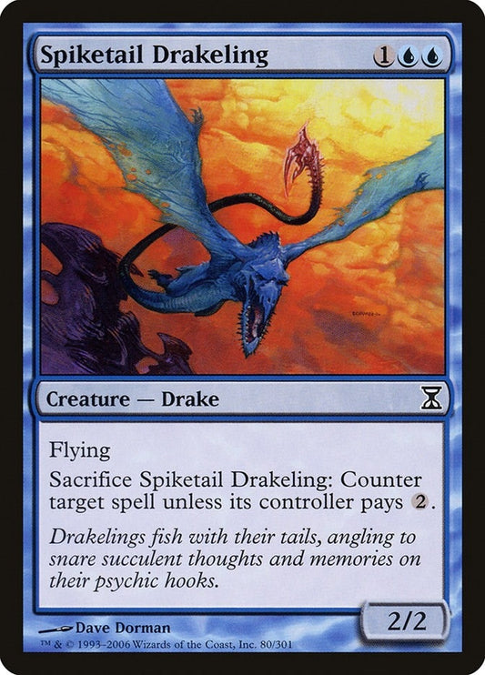 Image for Spiketail Drakeling (80) - Magic: The Gathering