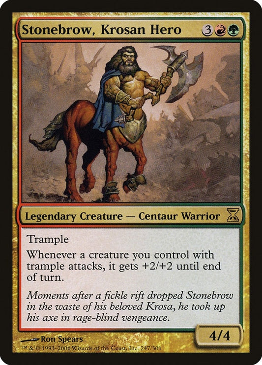 Image for Stonebrow, Krosan Hero (247) - Magic: The Gathering