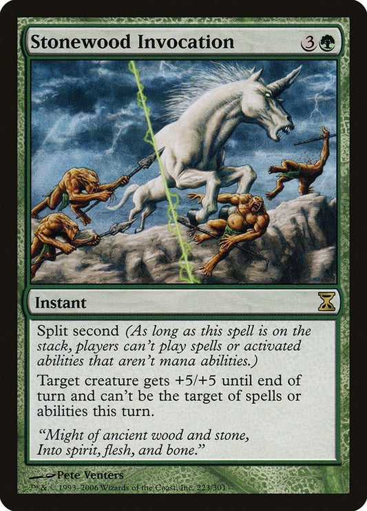 Image for Stonewood Invocation (223) - Magic: The Gathering