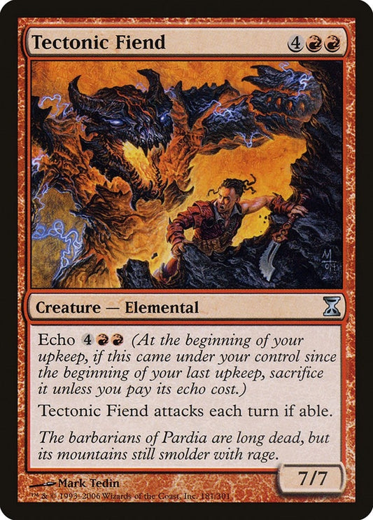 Image for Tectonic Fiend (181) - Magic: The Gathering