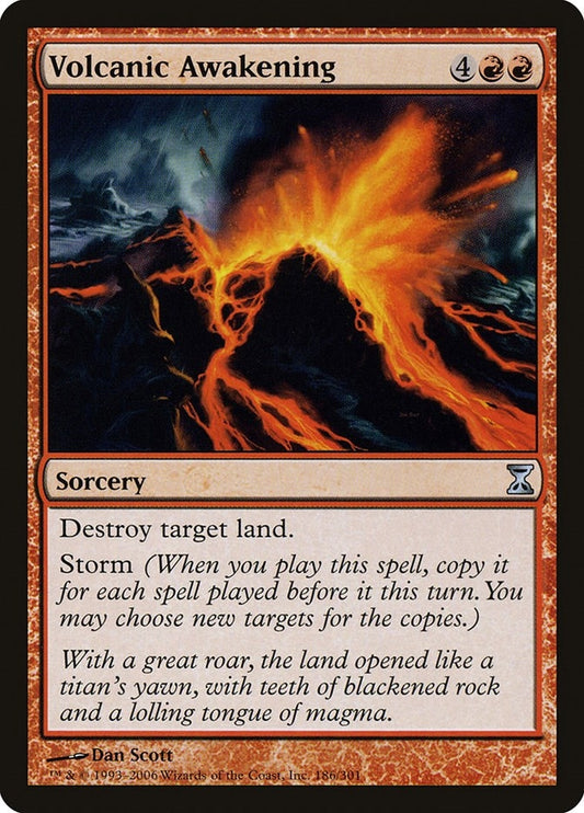 Image for Volcanic Awakening (186) - Magic: The Gathering