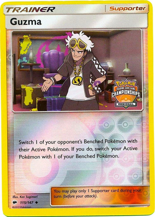 Image for Guzma - 115/147 (Regional Championships) (115/147) - Pokemon