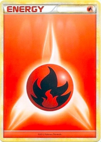 Image for Fire Energy (2010 Unnumbered HGSS Style Non-Holo) - Pokemon