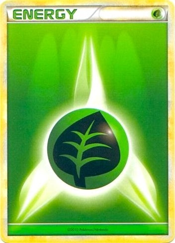 Image for Grass Energy (2010 Unnumbered HGSS Style Non-Holo) - Pokemon