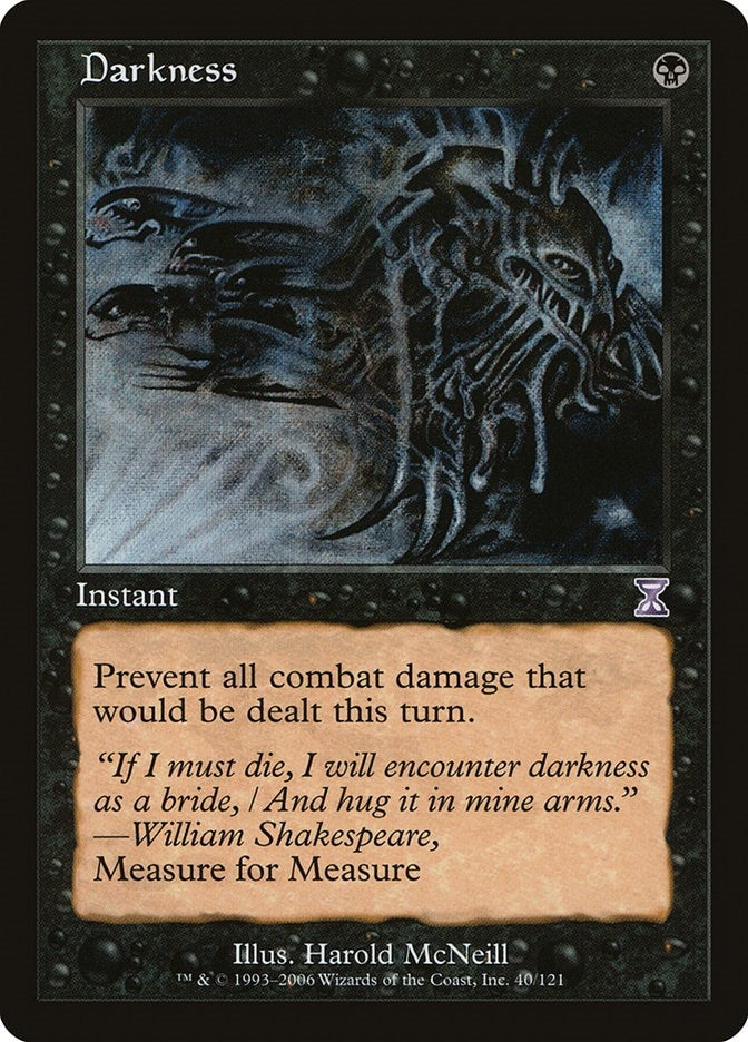 Image for Darkness (40) - Magic: The Gathering