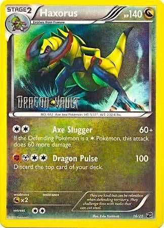 Image for Haxorus - 16/20 (Dragon Vault) (016/020) - Pokemon