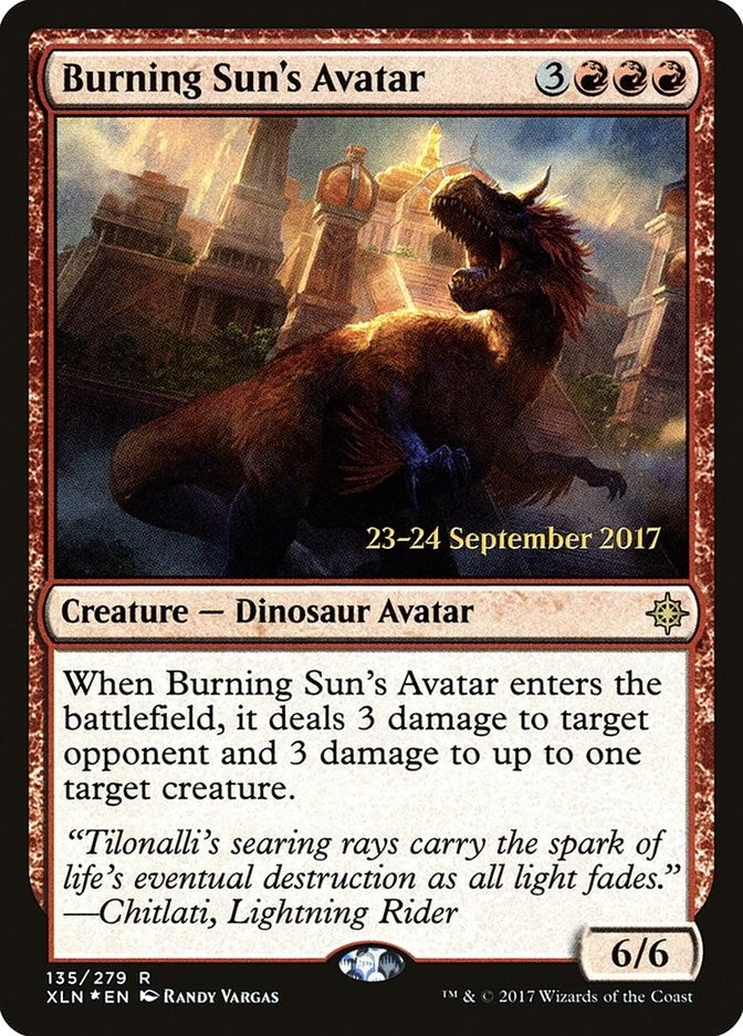 Image for Burning Sun's Avatar (135) - Magic: The Gathering