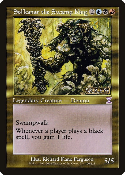 Image for Sol'kanar the Swamp King (100) - Magic: The Gathering