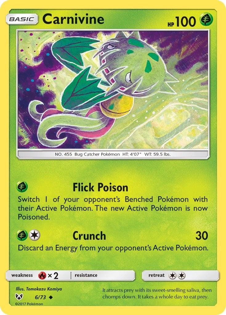 Image for Carnivine (6/73) - Pokemon