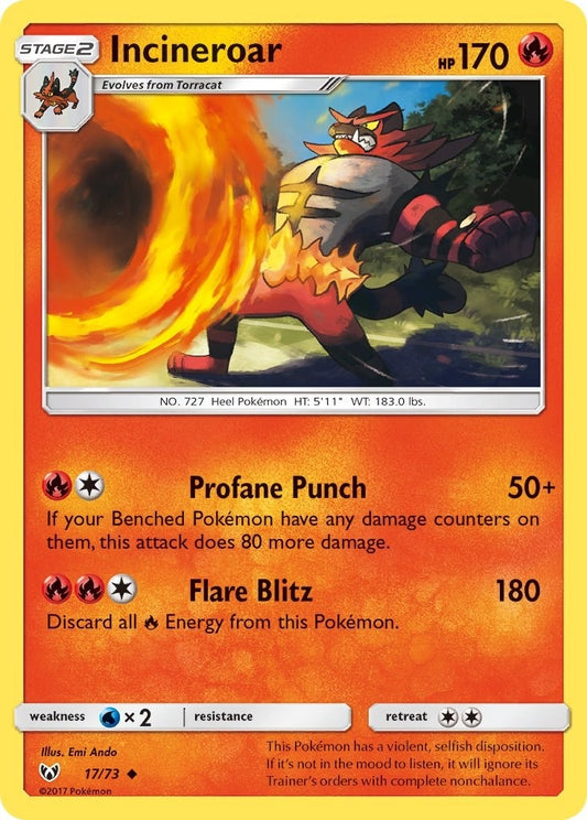 Image for Incineroar (17/73) - Pokemon