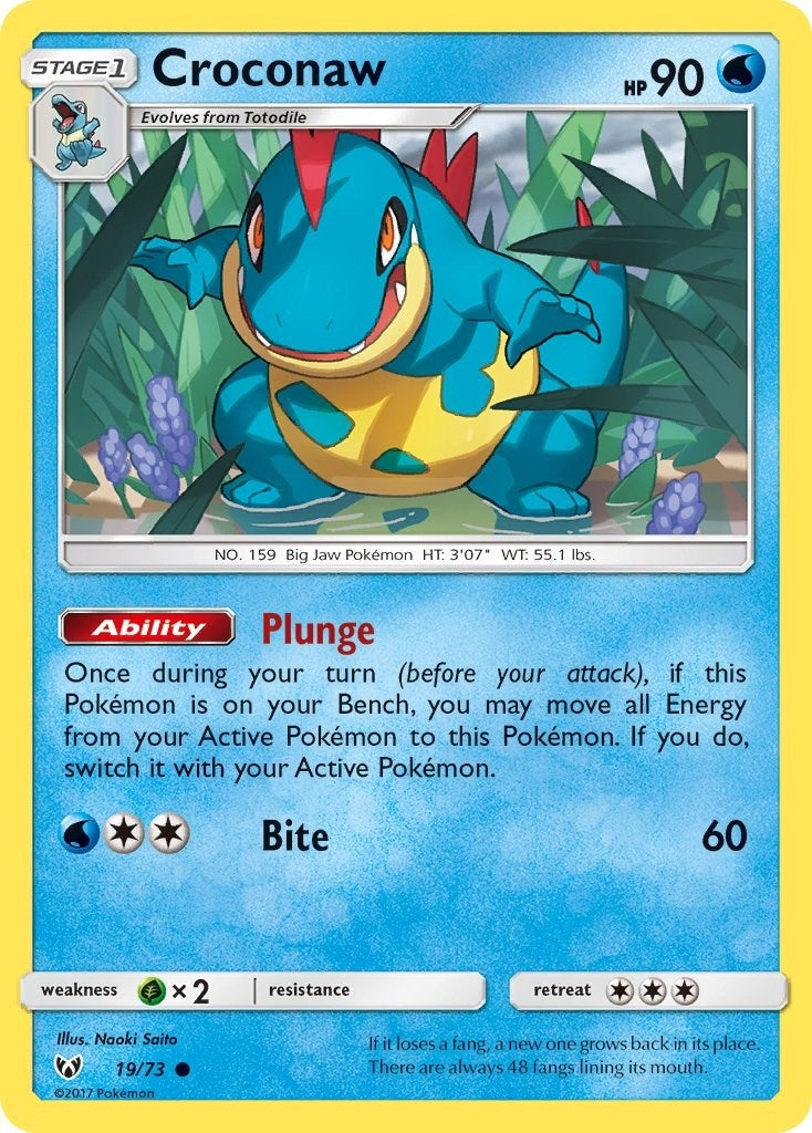 Image for Croconaw (19/73) - Pokemon