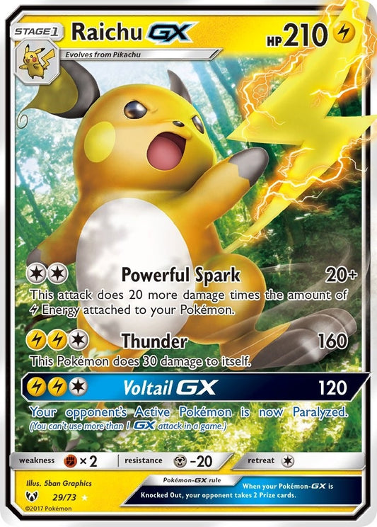 Image for Raichu GX (29/73) - Pokemon