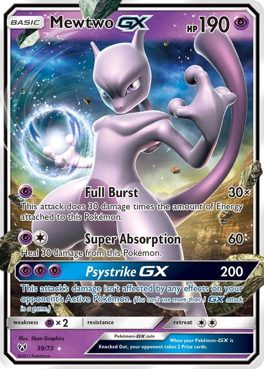 Image for Mewtwo GX (39/73) - Pokemon