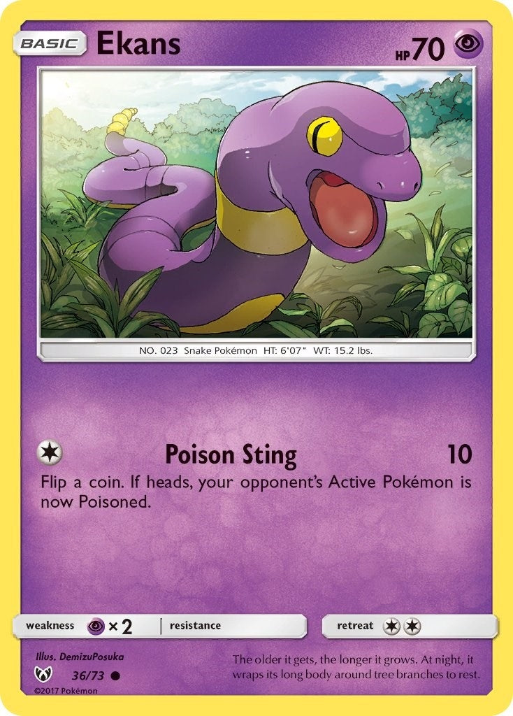 Image for Ekans (36/73) - Pokemon